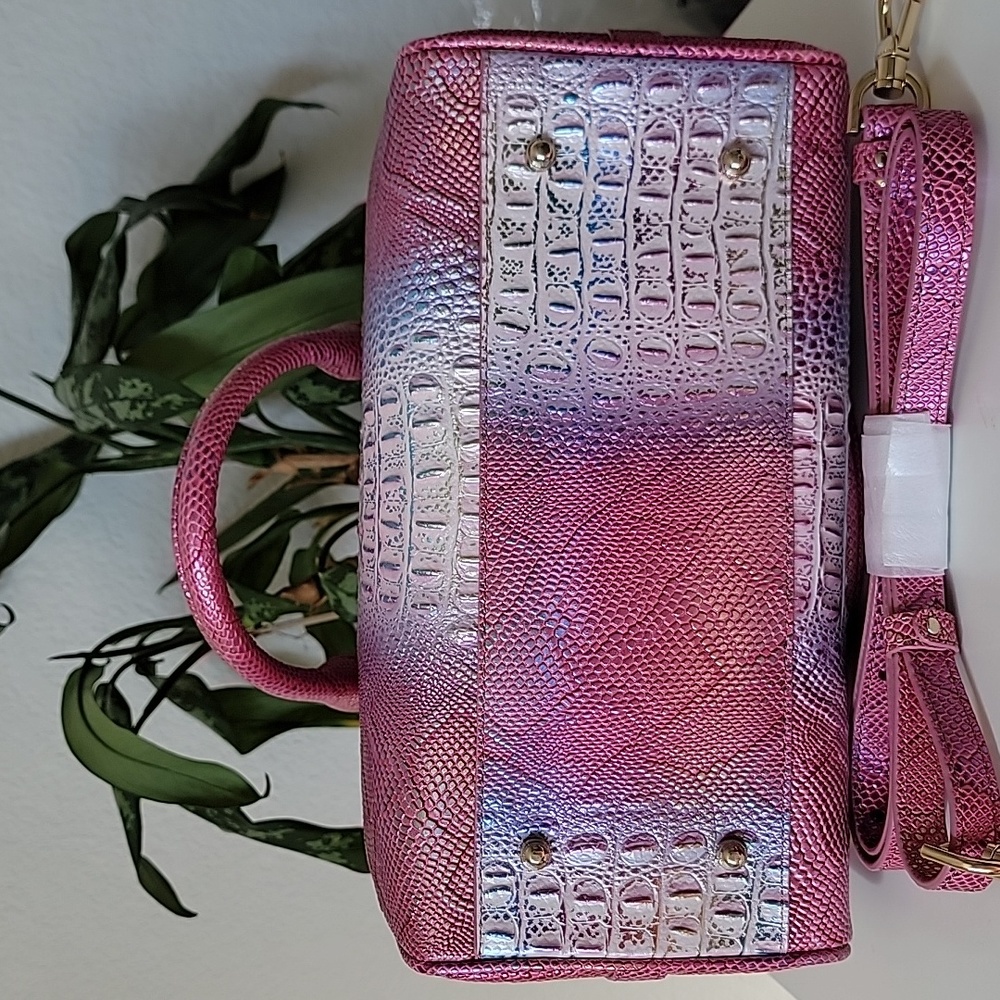 NWT🫦 BRAHMIN Sundial Collection Stacey Multi Top Zip Satchel Bag - Picture 15 of 16